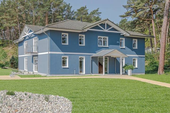 Ferienhaus für 4 Personen, mit Ausblick und Garten