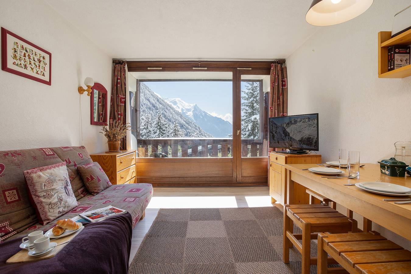 Appartement entier, Résidence La Verte 12 ski in/ski out in Argentière, Chamonix-Mont-Blanc