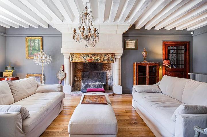 Château pour 14 personnes, avec jardin et sauna en Indre-et-Loire - 3