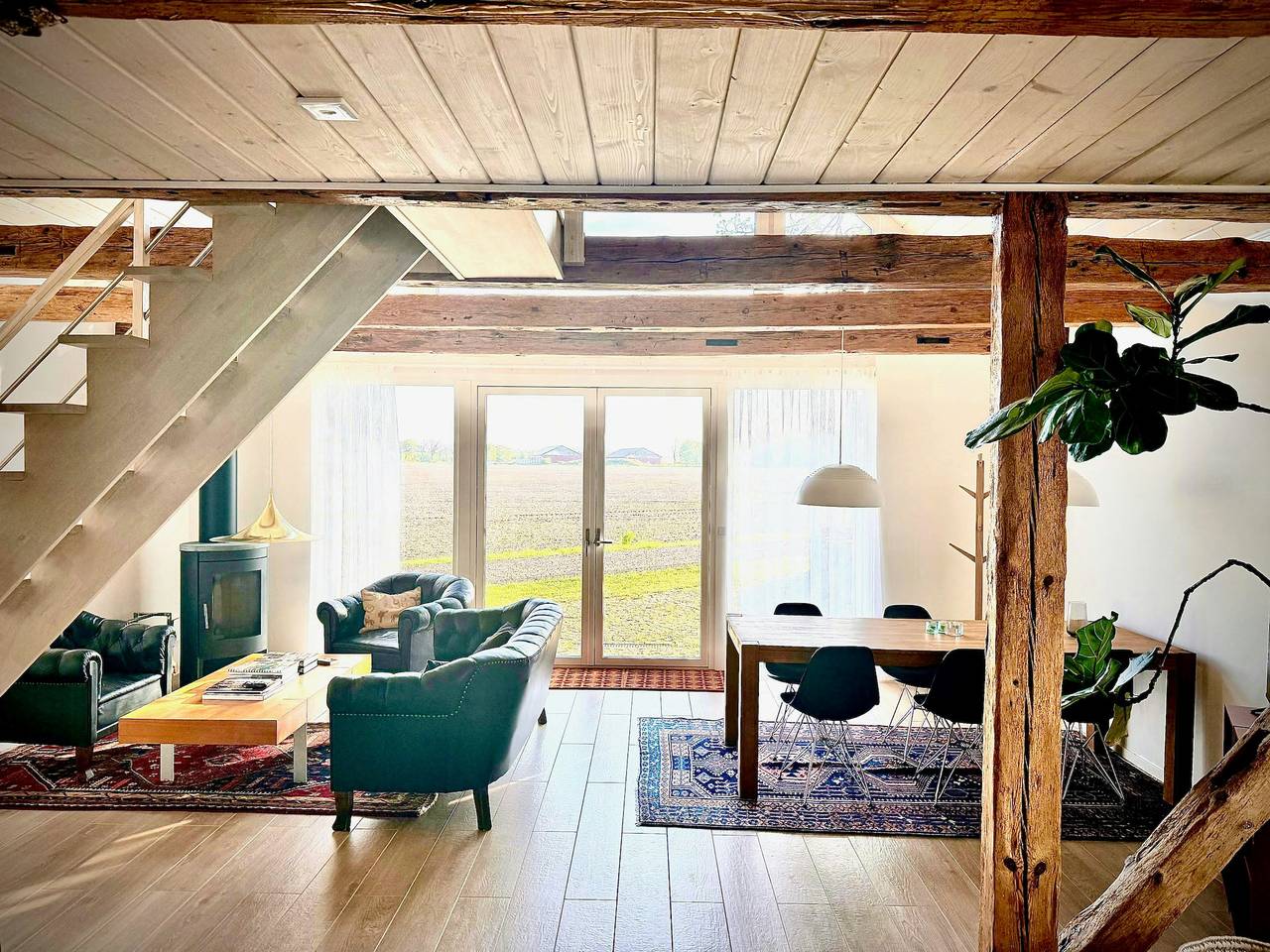 Moderne Wohnung auf historischem Pferdehof in Höganäs, Skane