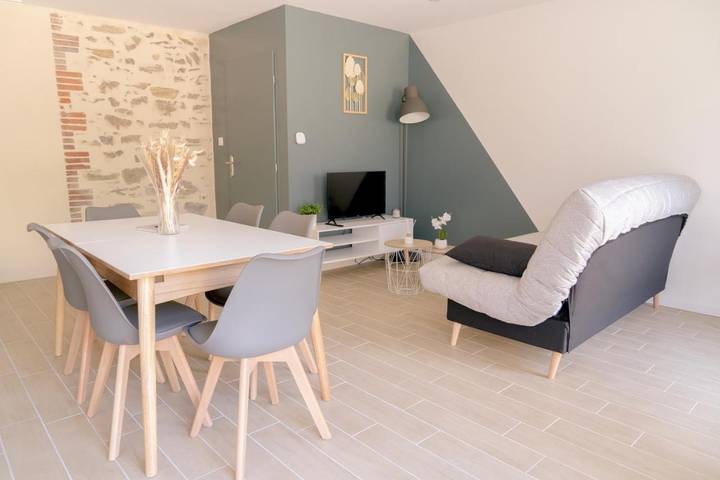 Maison de vacances pour 6 personnes, avec jardin