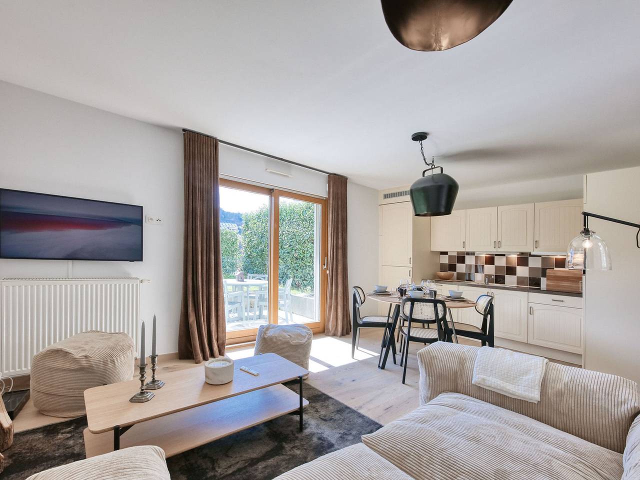 Appartement entier, Saint-Gervais : Appartement rénové 2 ch, jardin, Wifi & parking in Saint-Gervais-les-Bains, Pays du Mont-Blanc