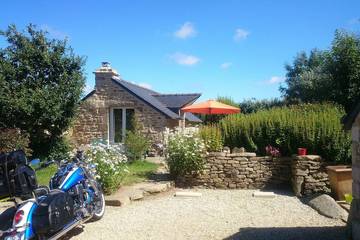 Maison de vacances pour 2 personnes, avec terrasse et jardin en Bretagne