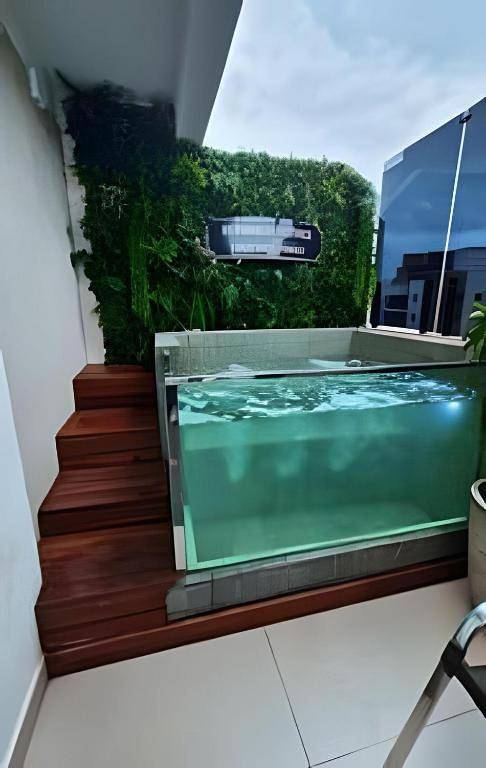Casas e apartamentos de temporada para 2 pessoas, com vista e terraço e ainda piscina, com animais de estimação em Vila Andrade