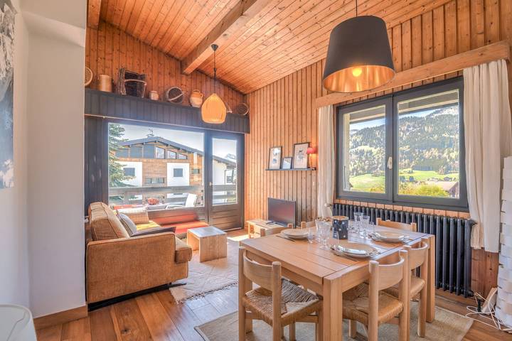 Appartement entier, Appartement du Bouchet & balcons - Welkeys in Megève, Pays du Mont-Blanc