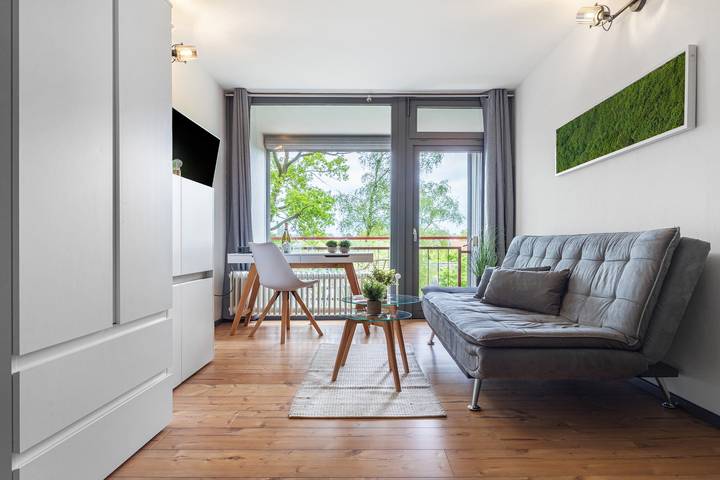 Ferienwohnung für 3 Personen, mit Balkon und Sauna