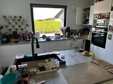 Cottage pour 2 personnes, avec terrasse ainsi que vue et jardin, animaux acceptés dans Skåneland