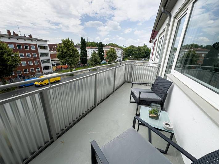 Ferienwohnung für 7 Personen, mit Garten und Ausblick, mit Haustier in Bremer Freimarkt - 3