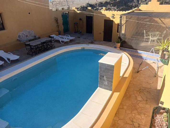 Casa rural para 8 personas, con vistas además de piscina y jardín en Albox - 3