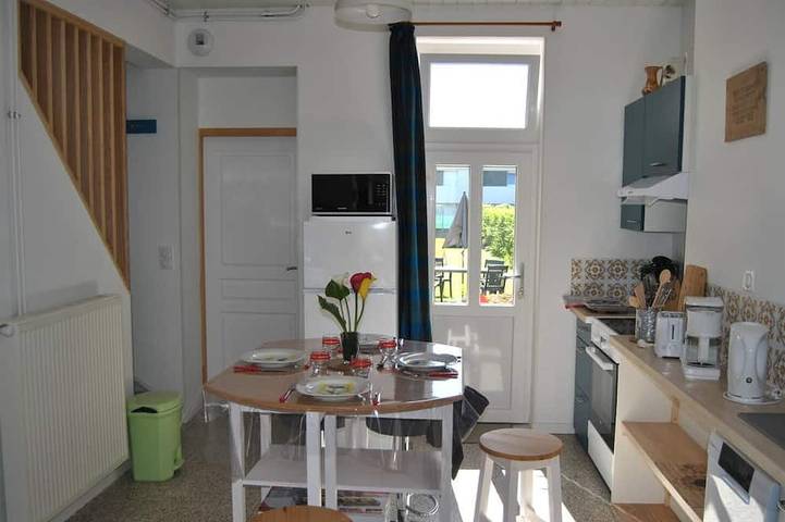 Location de vacances pour 4 personnes, avec jardin et terrasse dans Rinxent