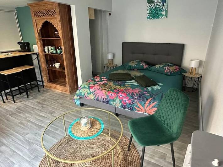 Chalet pour 3 personnes, avec jardin