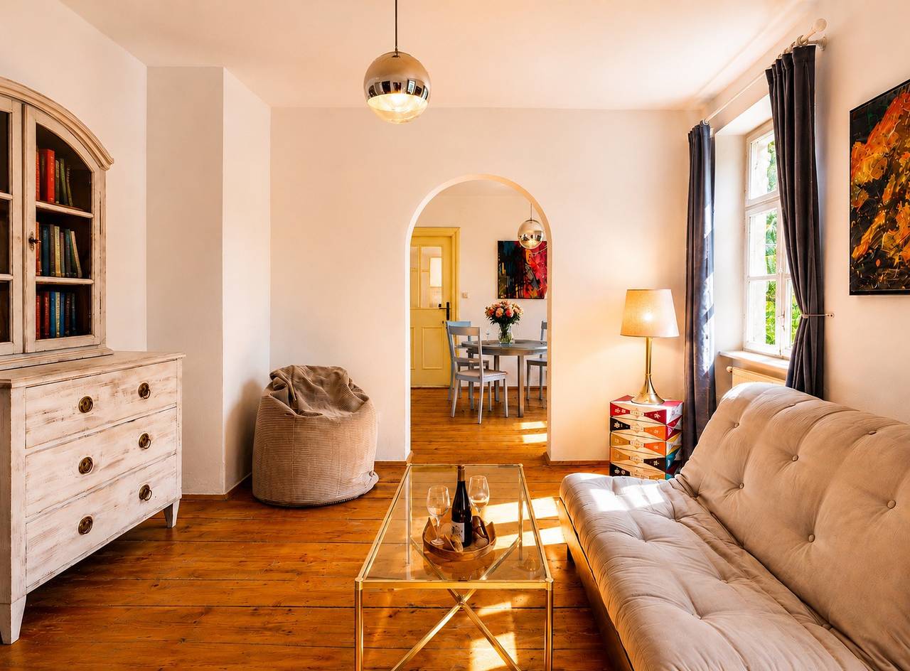 Ganze Wohnung, Ferienwohnung für 5 Personen mit Ausblick in Krems an der Donau, Donau Niederösterreich
