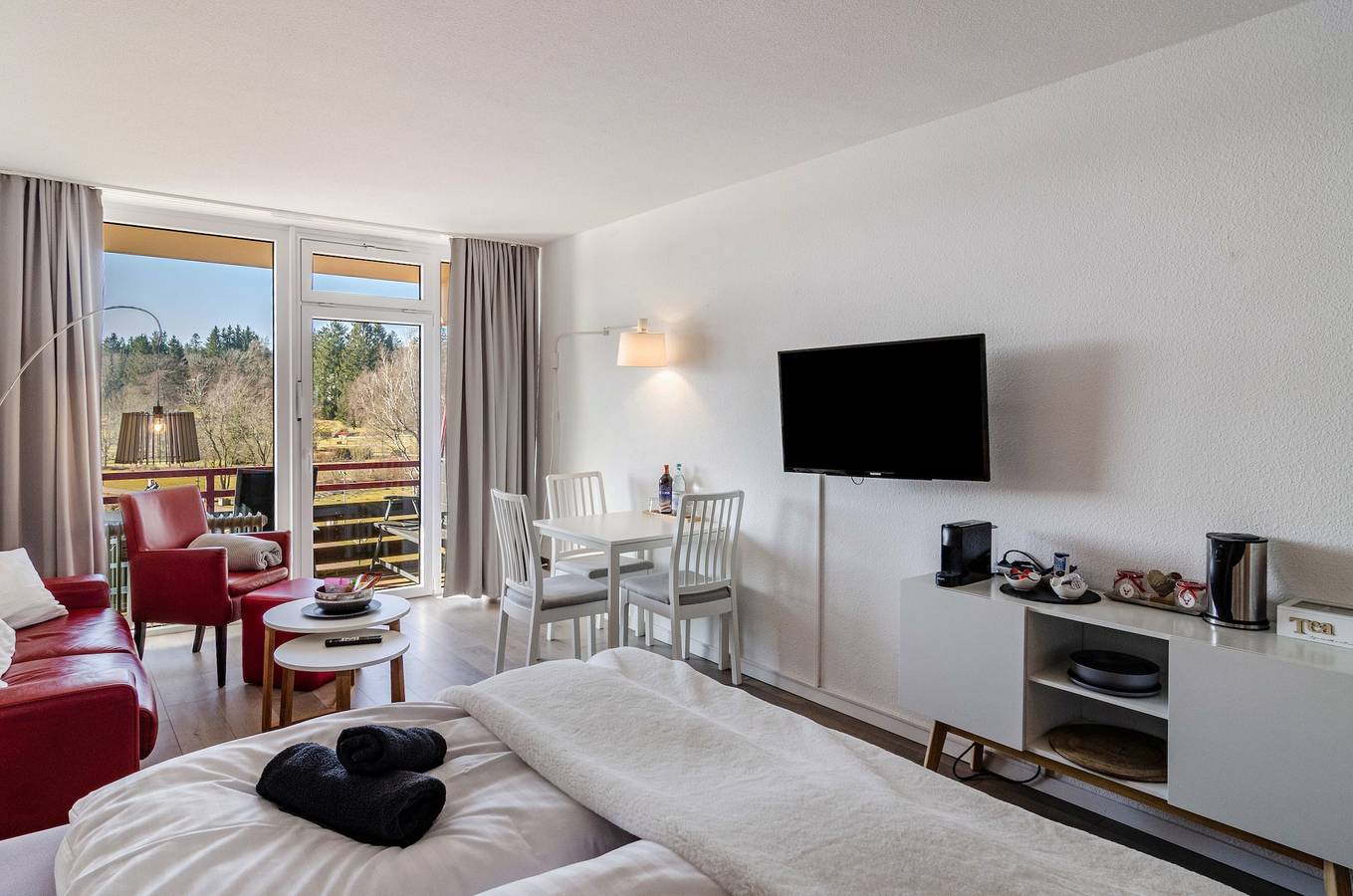 Ferienwohnung 'Eure Auszeit' mit Seeblick, Gemeinschaftsgarten und Wi-Fi in Hahnenklee, Goslar