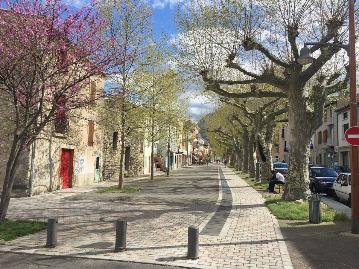 Modern Boulangerie, large 6 bedroom village house in Quillan, Parc naturel régional Corbières-Fenouillèdes