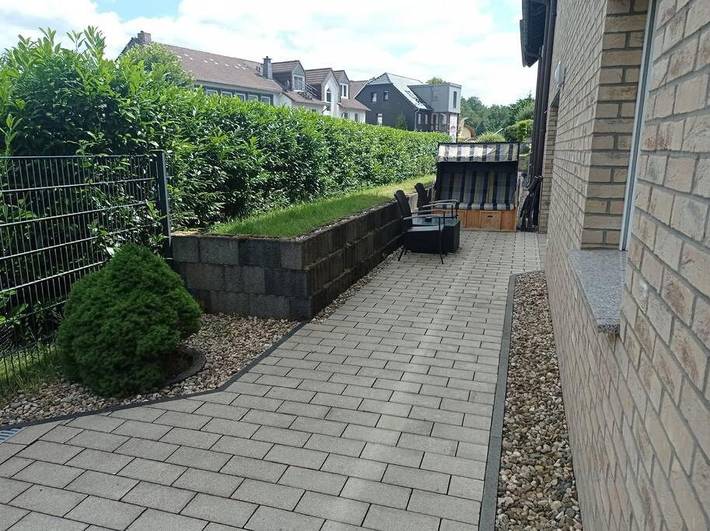Ferienwohnung für 4 Personen, mit Terrasse und Garten