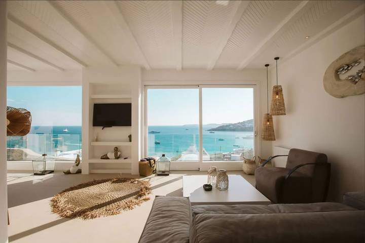 Villa für 6 Personen, mit Whirlpool und Balkon sowie Garten auf Mykonos - 4