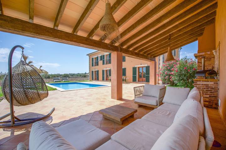 Finca 'Harmonische in Santanyí' mit privatem Pool, WLAN und Klimaanlage in Santanyí, Mallorca Süden