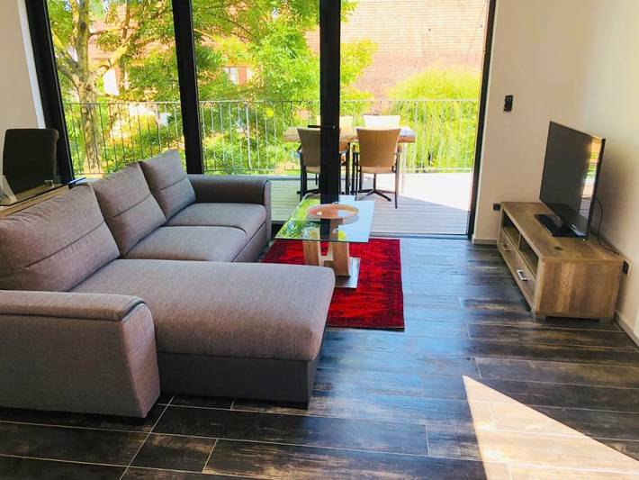 Location de vacances pour 4 personnes, avec Balcon et Terrasse ainsi que Sauna et Vue à Muttersholtz