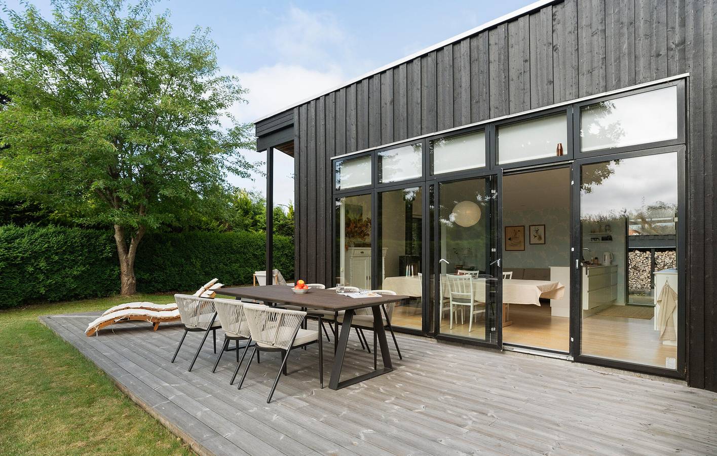 Ferienhaus für 6 Personen mit Terrasse in Høll, Børkop