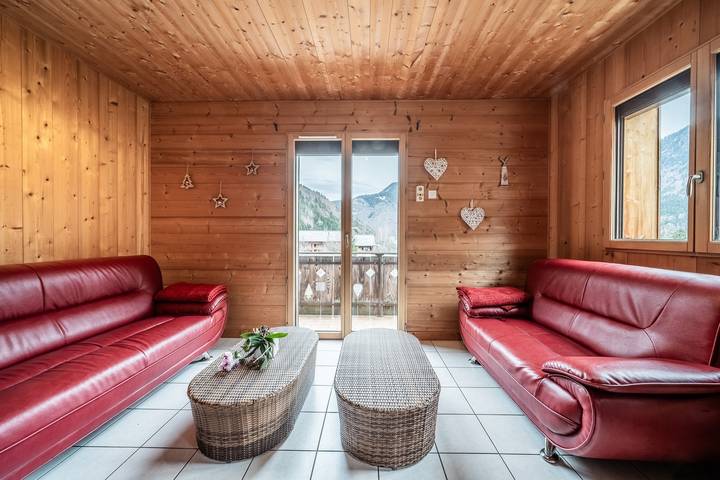 Appartement entier, Appartement 'Sherpa 2 - 14 Pers' avec vue sur les montagnes, terrasse partagée et Wi-Fi in Saint-Jean-d'Aulps, Les Portes du Soleil