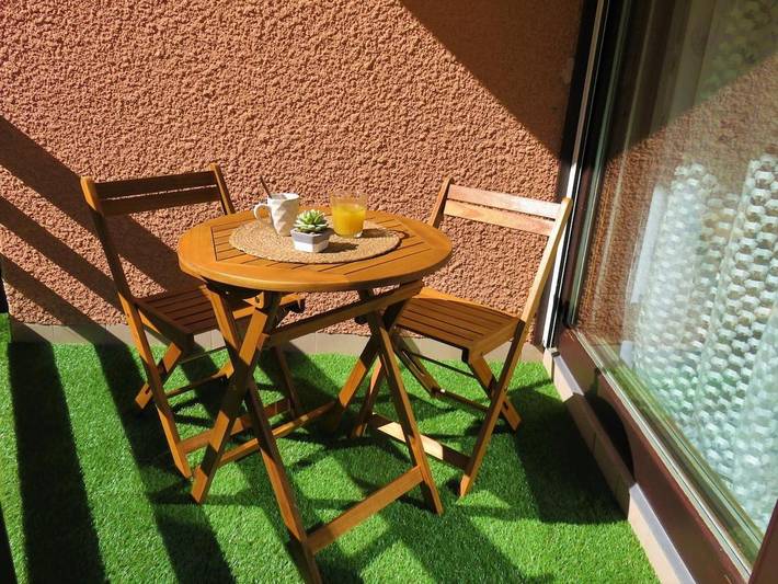 Appartement de vacances pour 4 personnes, avec terrasse et vue, animaux acceptés
