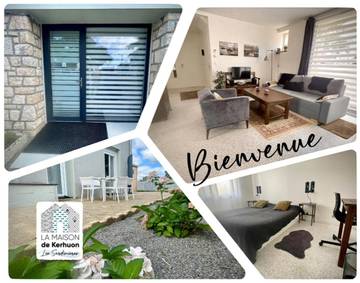 Gîte pour 6 personnes, avec jardin à Le Relecq-Kerhuon