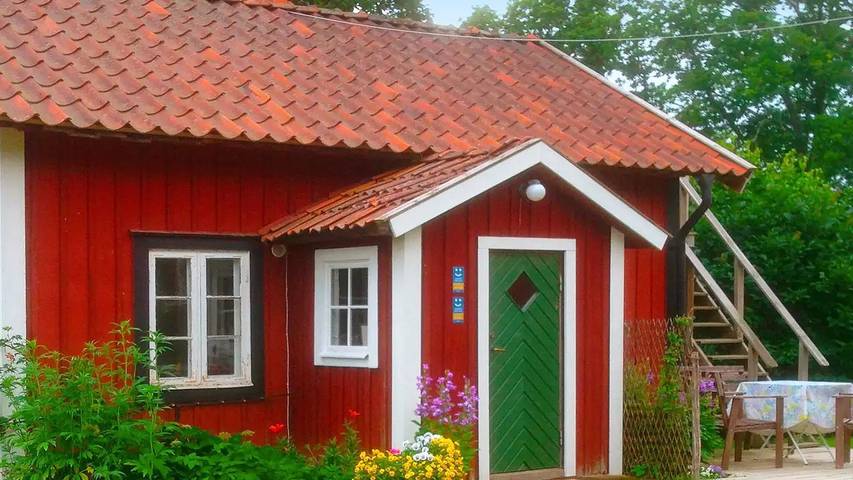 Ferienhaus für 7 Personen, mit Garten