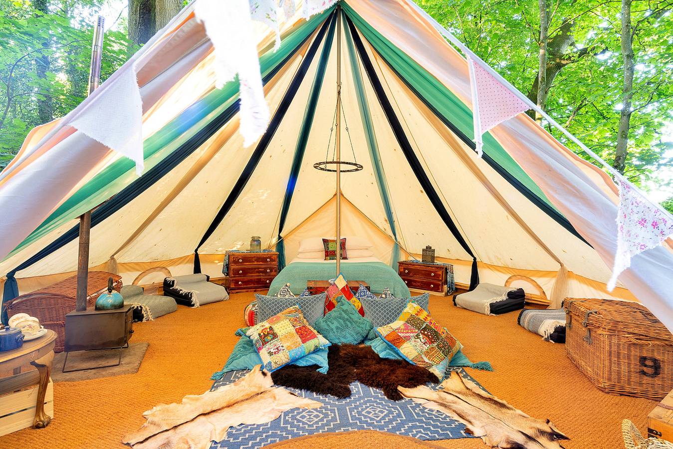 Moroccan Bell Tent in Hampshire
