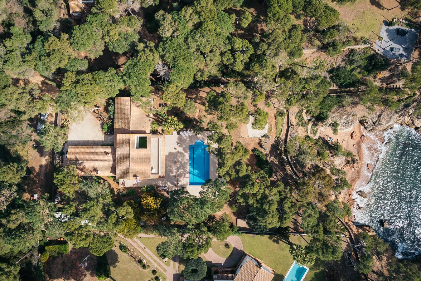 Villa Cala Corbs – villa primera línea de mar en Palamós con piscina privada y acceso directo a cala virgen in Cala Estreta (Palamós), Palamós