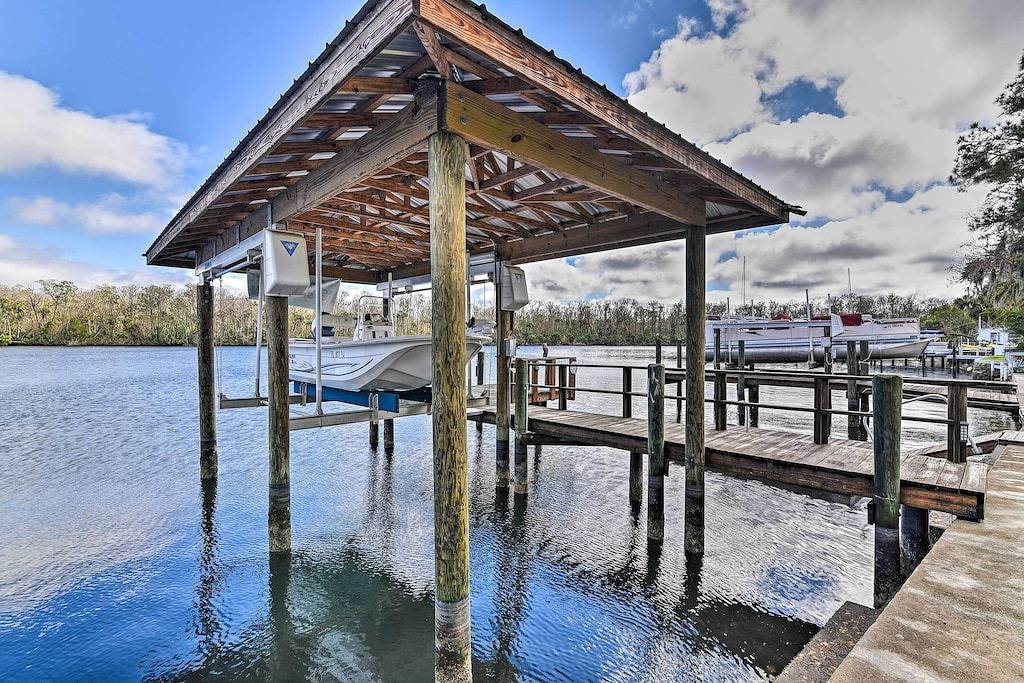 Homosassa Home w / Private River Dock & Bootsrampe! in Homosassa, Citrus County