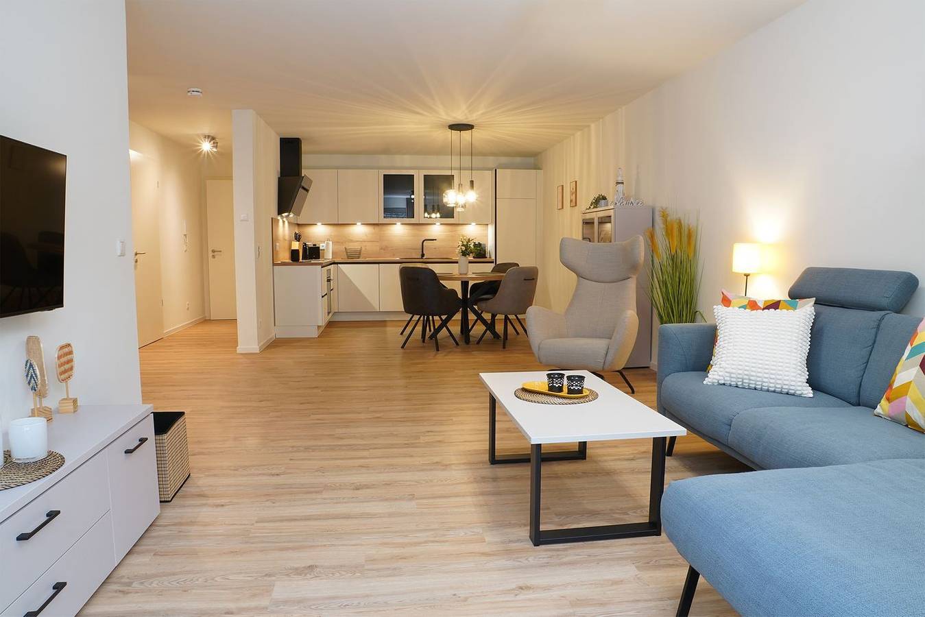 Apartamento entero, Küste33/8 – Nordseezeit am Deich. Sauna. Strandkorb. Balkon. in Tossens, Butjadingen