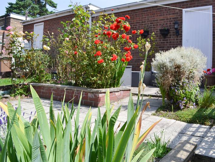 Log cabin for 4 people, with garden in Bridlington