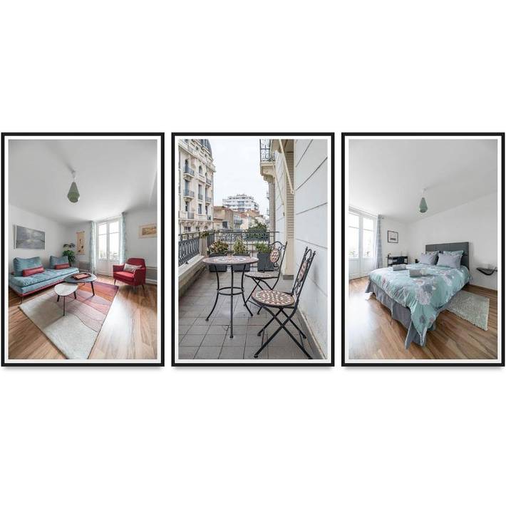 Appartement de vacances pour 2 personnes, avec vue et terrasse