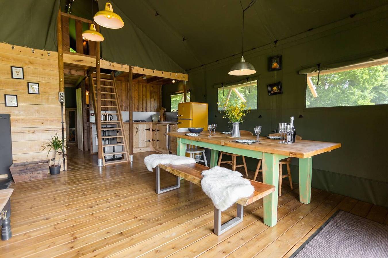 Awe Inspiring two storey tent in Crowhurst, East Sussex