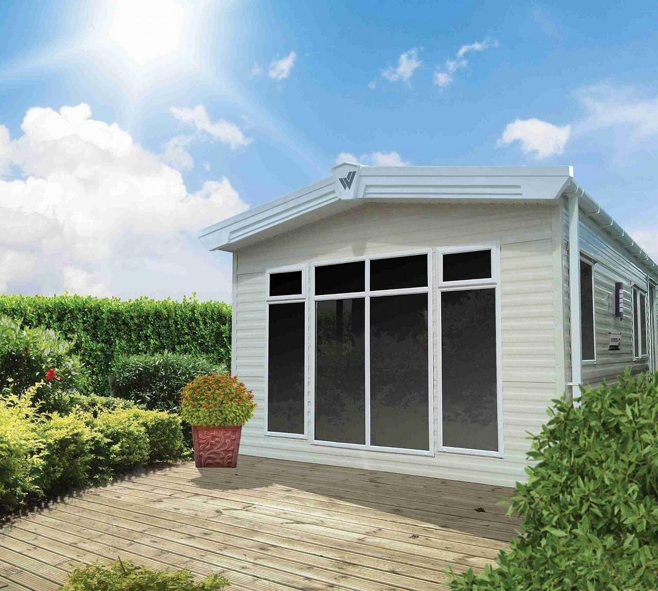 Apartamento vacacional entero, Mobilheim 1 Möwe in Mücheln (Geiseltal), Saale-Unstrut