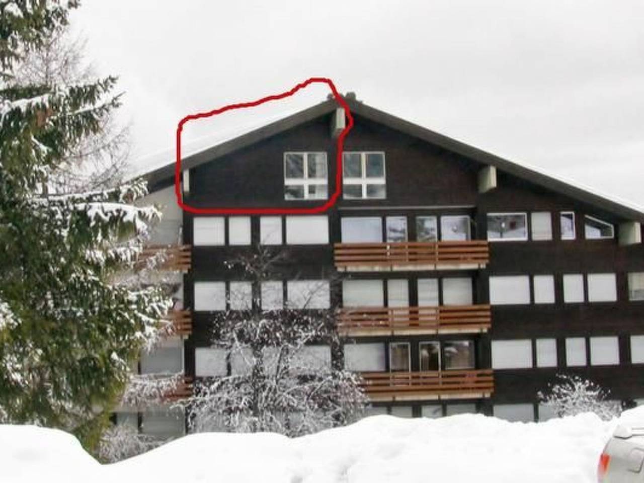 Ganze Wohnung, Ski-in Wohnung in Anzere mit Parkplatz in Anzère, Ayent