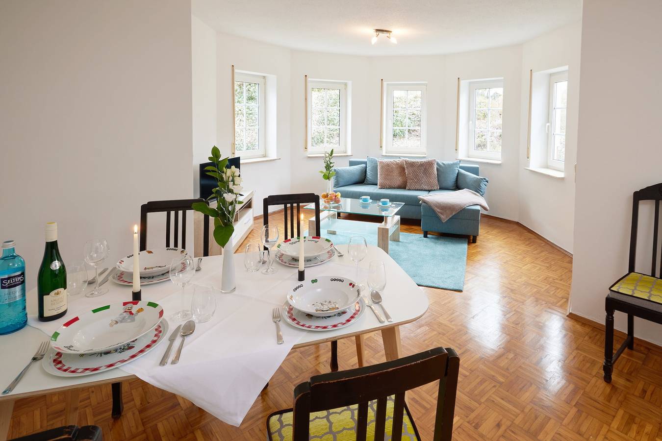 Ganze Wohnung, Ferienwohnung 'Die Landgräfinnen' mit Gemeinschaftsterrasse, Gemeinschaftsgarten und Wlan in Schwalmstadt, Schwalm-Eder-Kreis