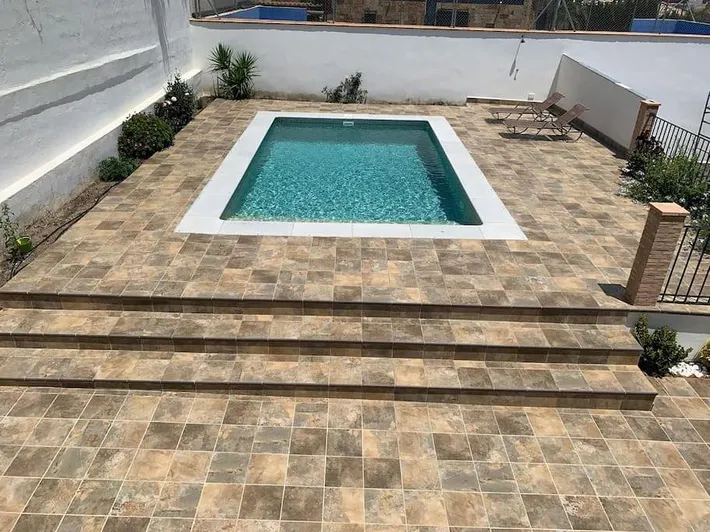 Maison de vacances pour 7 personnes, avec terrasse ainsi que piscine et vue - 1