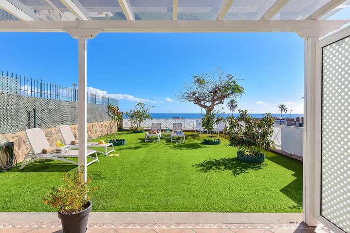 Ferienhaus mit Meerblick für 6 Personen, mit Meerblick und Terrasse sowie Pool und Garten in Playa del Inglés - 2