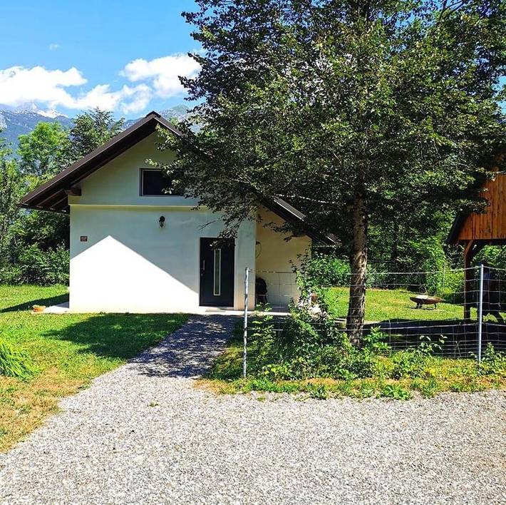 Ferienwohnung für 6 Personen, mit Ausblick und Terrasse sowie Garten im Triglav Nationalpark