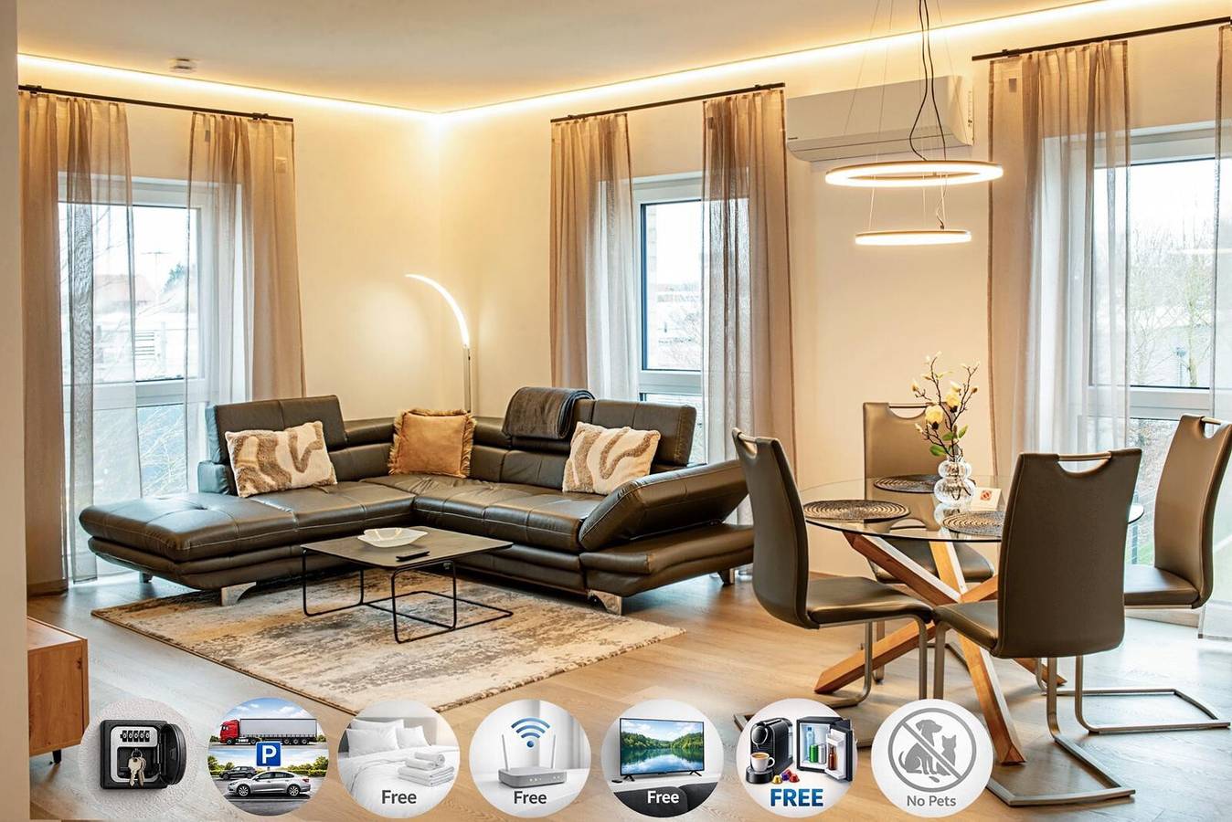 Apartment im Hotel 'Apartment Fürstenau' mit Wlan und Klimaanlage in Fürstenau, Osnabrücker Land