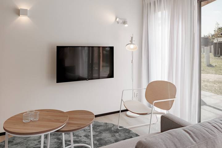 Chalet per 4 persone con balcone/terrazza in Mare del Nord Olanda