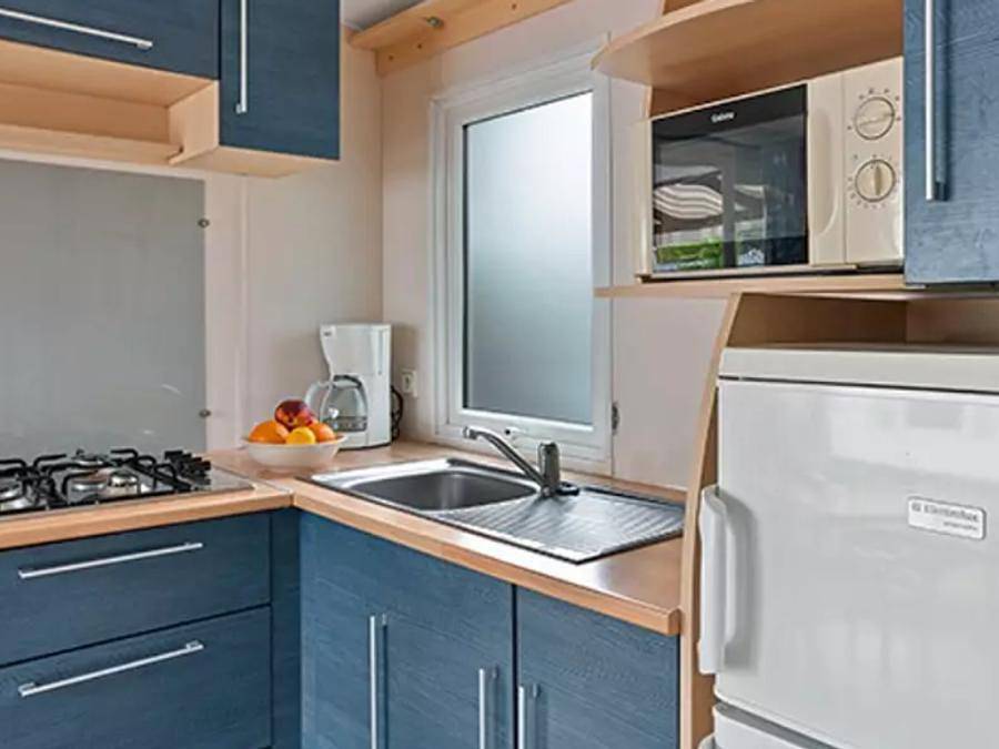 Camping Village Corsaire des 2 Plages - Mobilhome 6 personnes - Mobil-home | Comfort | 3 Ch. | 6 Pers. | Terrasse surélevée in Châtelaillon-Plage, Région de La Rochelle