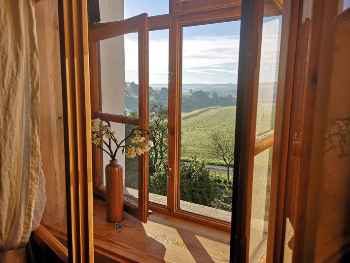 Ferienwohnung für 2 Personen, mit Terrasse und Garten sowie Ausblick in Saaleland - 3