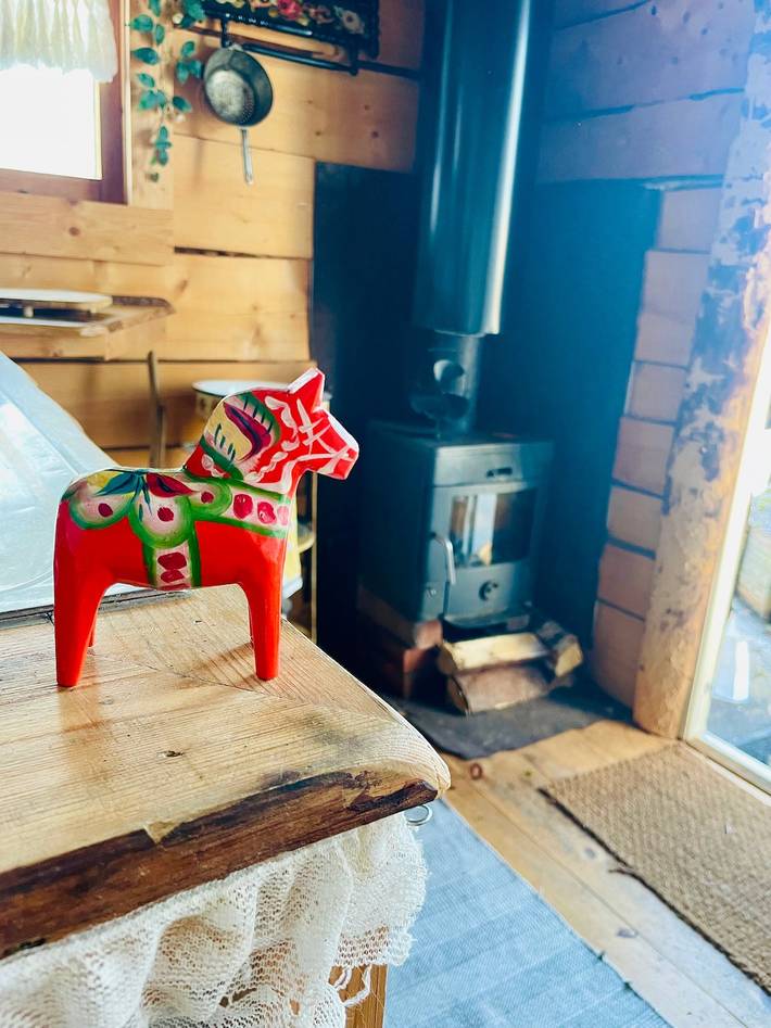 Ferienhaus für 2 Personen, mit Balkon und Garten sowie Seeblick in Dalarna
