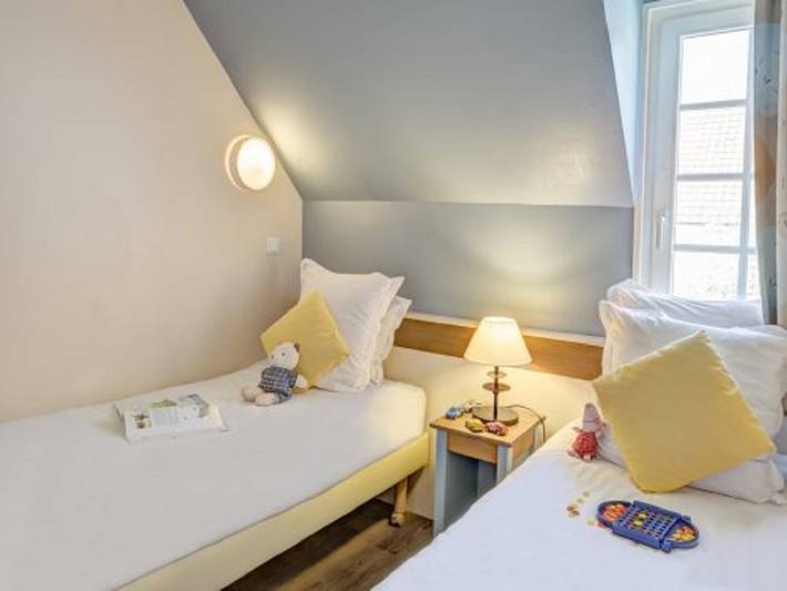 Gîte pour 6 personnes, avec piscine et sauna ainsi que balcon et jardin, animaux acceptés dans Aquaclub de Belle Dune - 2