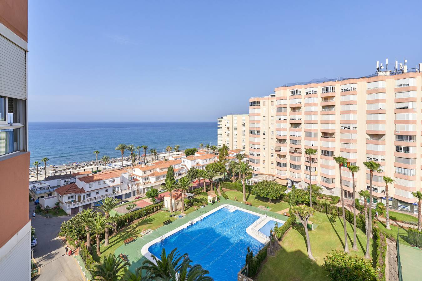 Entire studio, Studio Apartment "Great Views Studio A84" near Beach with Shared Pool & Wi-Fi in Torrox Costa, Torrox