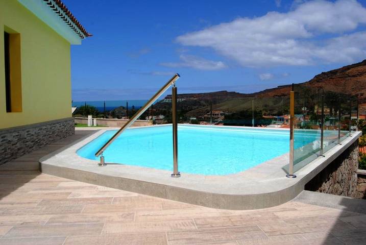 Casa rural para 6 personas, con piscina además de jardín y vistas, Familias con niños en Mogán - 4