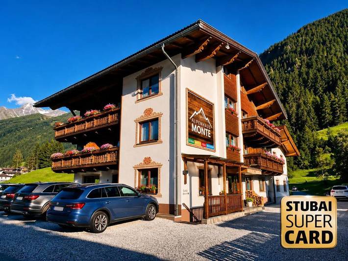 Maison d’hôte pour 3 personnes, avec vue et terrasse ainsi que sauna et jardin, animaux acceptés à Neustift im Stubaital