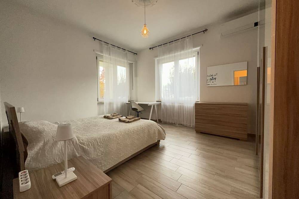 Private Parking, with a View of the Alba Hills in Alba, Langhe